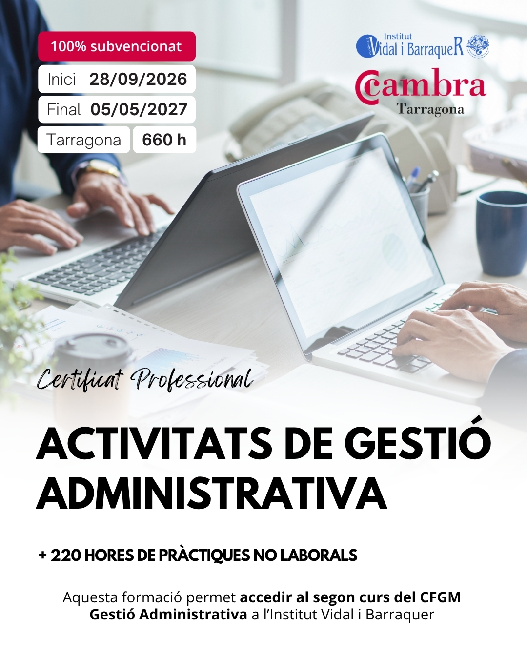 Certificat Professional Família Administració i Gestió Certificat Professional Família Administració i Gestió