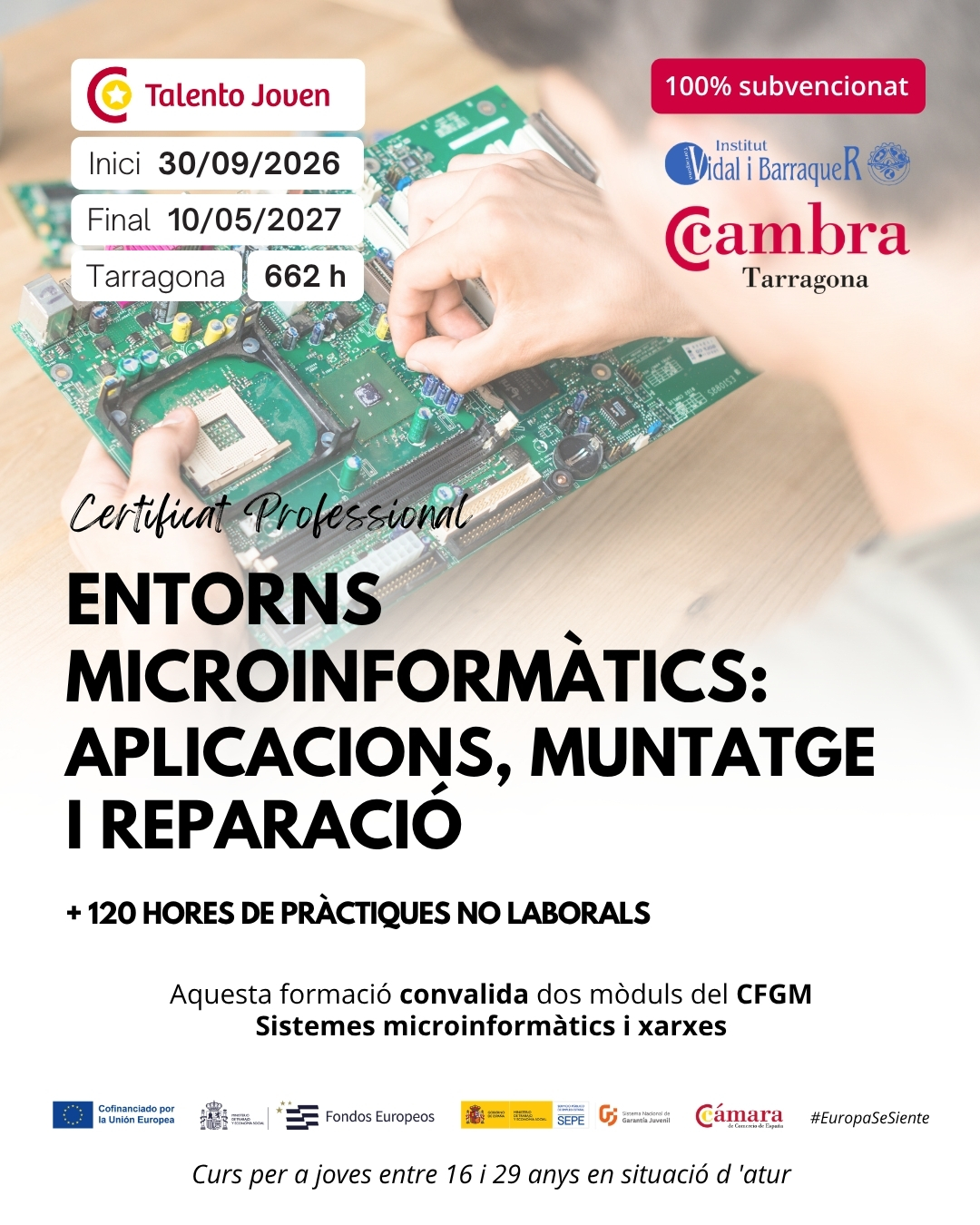 Certificat Professional Família Informàtica Certificat Professional Informàtica