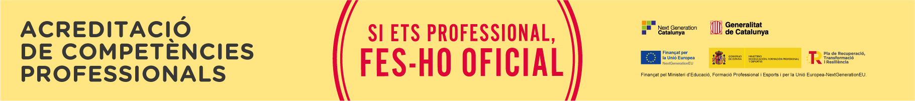 acreditació de competències professionals