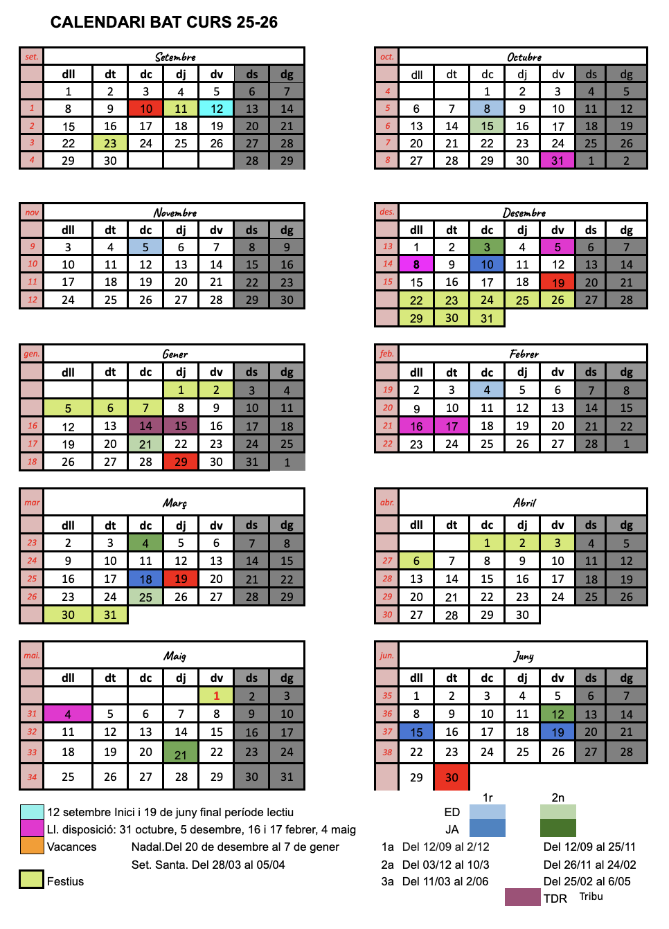 CalendariBat