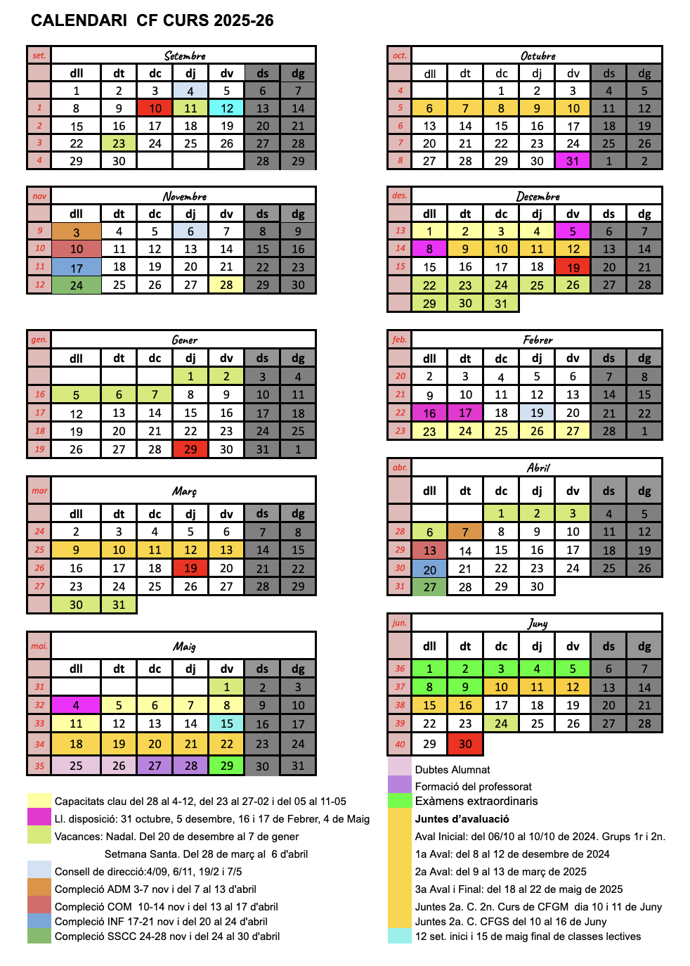 CalendariCF