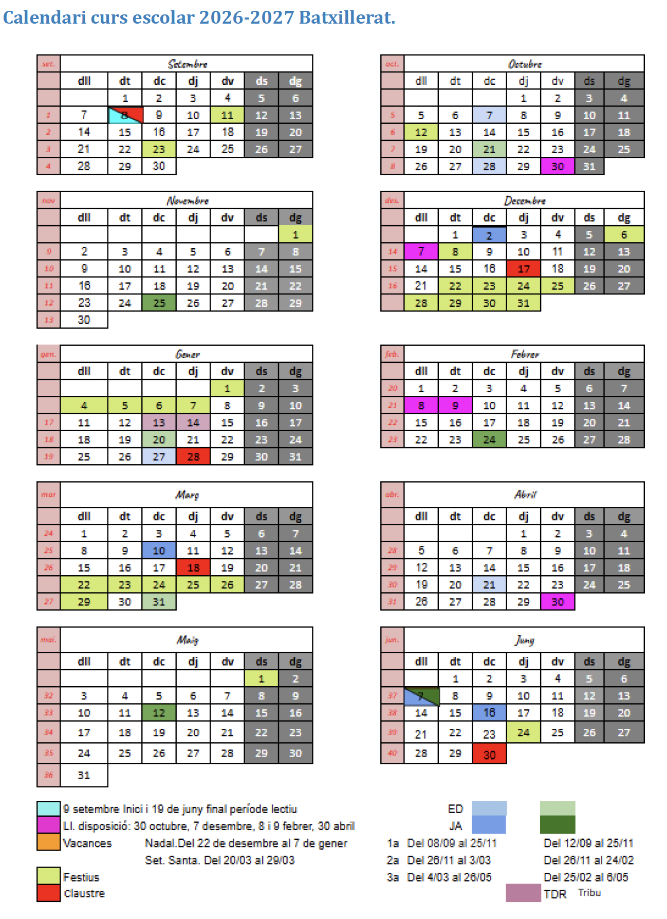 CalendariBat