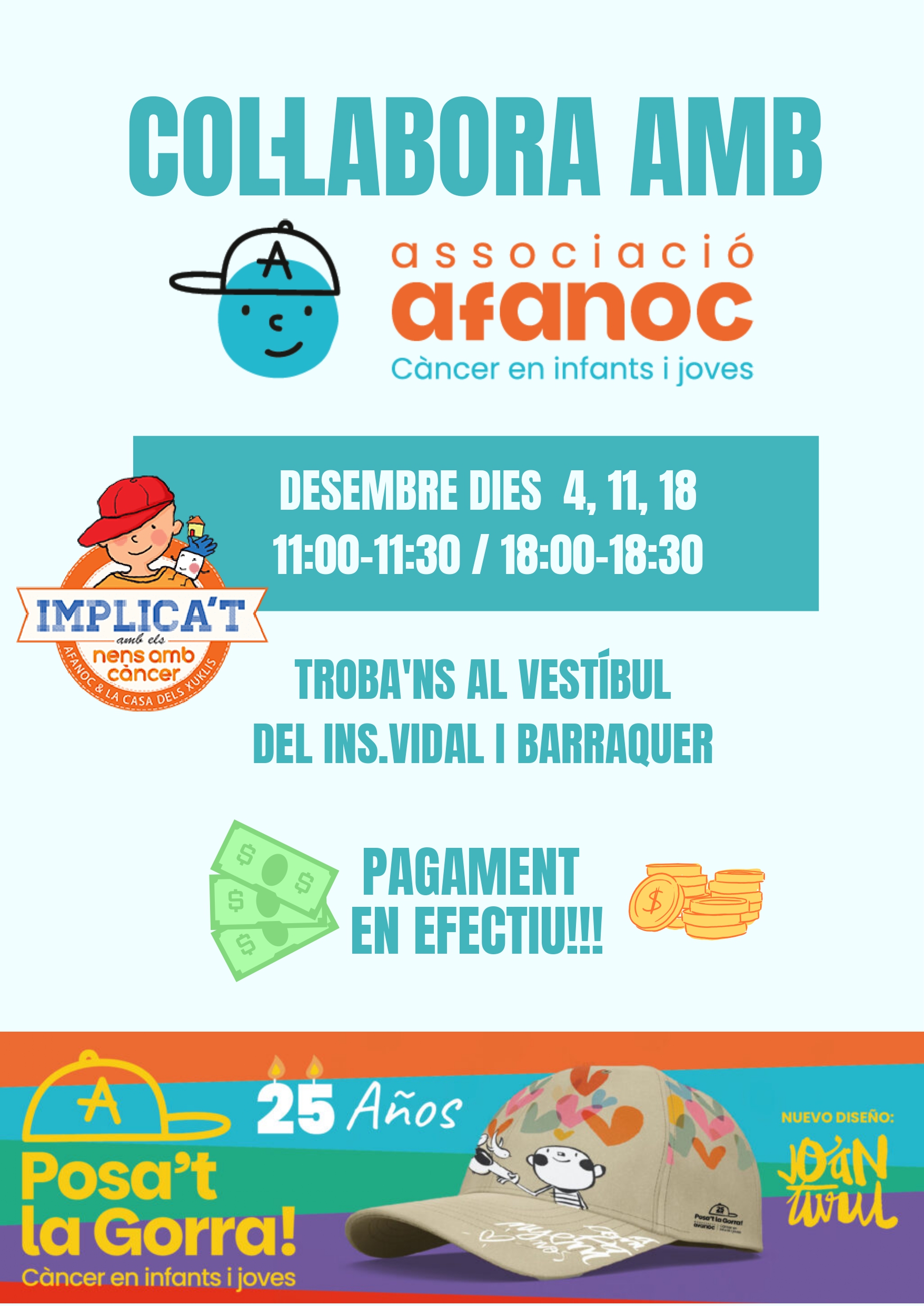 El ViB col·labora amb AFANOC El ViB col·labora amb AFANOC