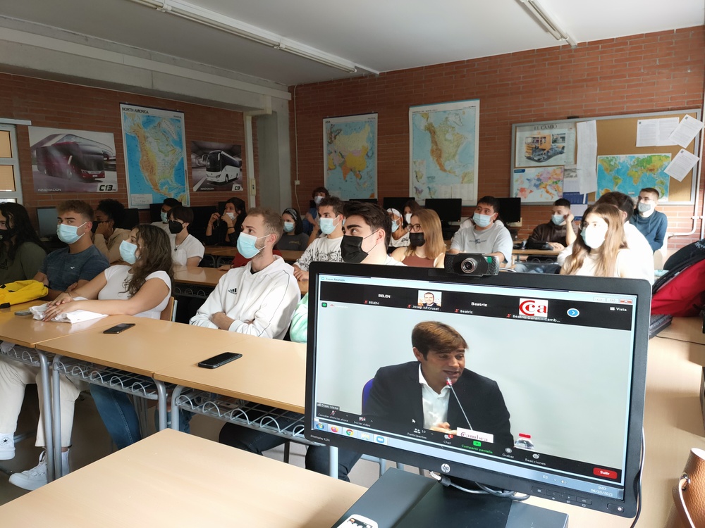 Alumnat de GEVESCO participa al streaming 'Bon Dia TGN'